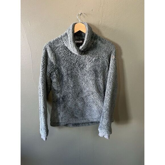Helly-Hansen Womens Green Sherpa Precious Pullover Fleece 2.0 Size Medium - Picture 1 of 3